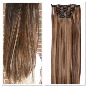 ❤️5 ⭐️ Rated! 22” Synthetic Hair Extensions Set❤️